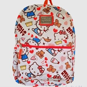 Sanrio Hello Kitty Kids Bears Hearts and Butter Milk Orange Backpack
